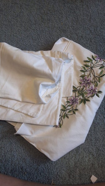 2 LAWN EMBROIDRED PILLOW CASES(NOT MATCHING) Carousel 1