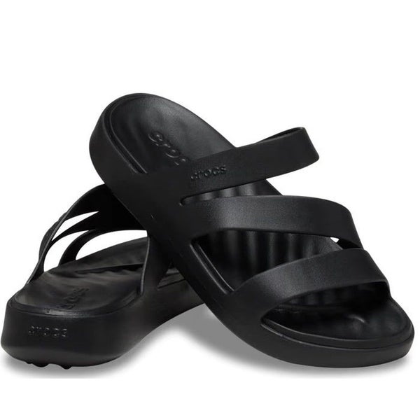 Crocs - Womens Getaway Strappy Slide Sandal Black Carousel 1