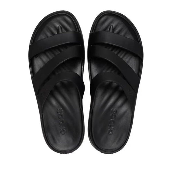 Crocs - Womens Getaway Strappy Slide Sandal Black Carousel 2
