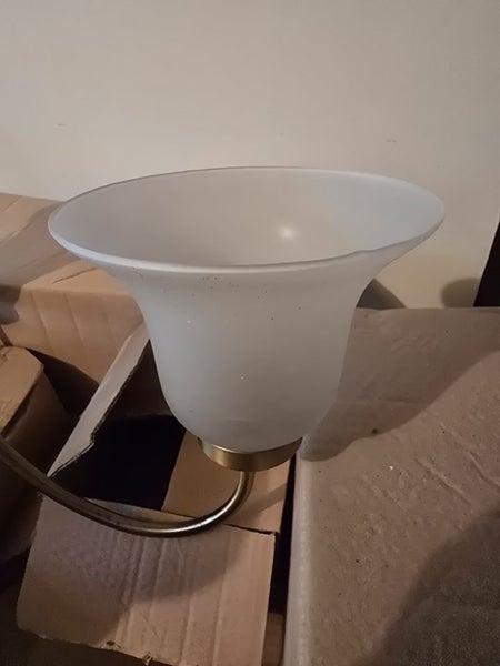 Frosted glass uplighter chandelier lamp Carousel 2