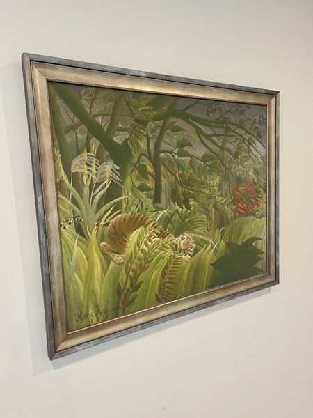 Henri Rousseau – Tiger in a Tropical Storm (Framed Fine Art Print, 940x780mm)63617473729923112