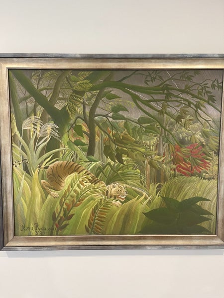 Henri Rousseau – Tiger in a Tropical Storm (Framed Fine Art Print, 940x780mm)63617473729923111