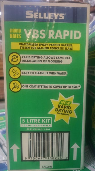 SELLEYS LIQUID NAILS VBS RAPID KIT 40m2 Carousel 2