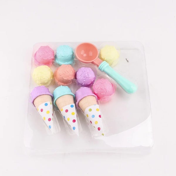 Ice Cream Pretend Play Toy Gift Set / Big Size 17 Pieces Ice Cream Play Set Carousel 2