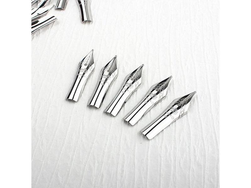 Brand JINHAO 82 Fountain Pen Nib Silver EF F M Bent Business Office School Carousel 1