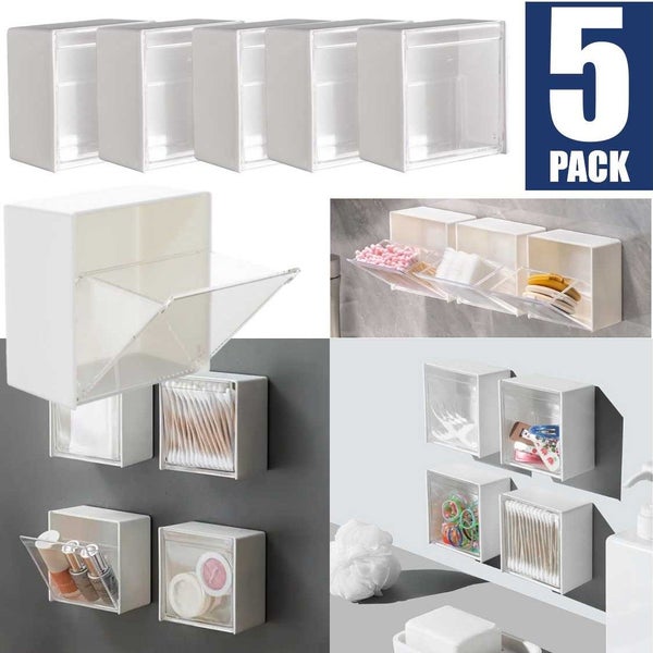 5-Pack Wall Storage Boxes Storage Container Cases *Local Clearance* Carousel 1