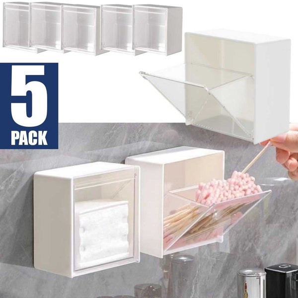 5 Pack Wall-Mounted Storage Boxes Cases Organizer *Local Buy* Carousel 1