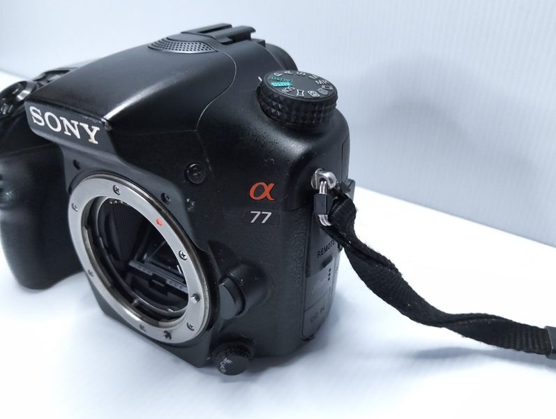 Sony Alpha A77 digital SLR camera body.63616526962433113