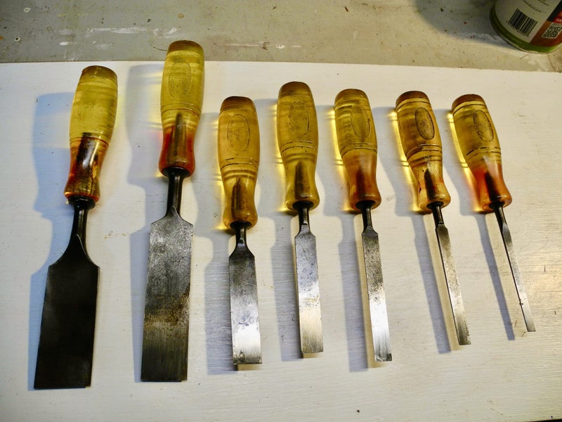 7 x Marples wood chisels Carousel 2