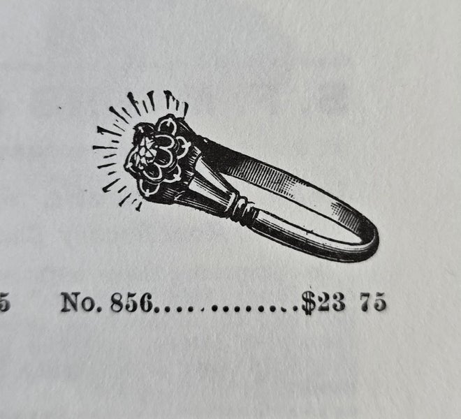 Victorian old mine cut diamond Solitaire - 14ct Carousel 8