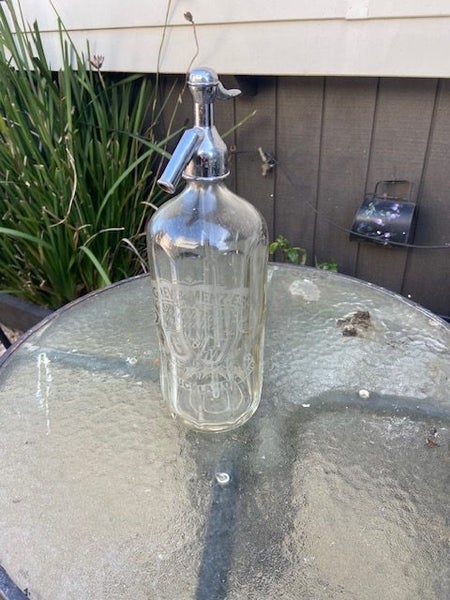GREY & MENZIES SODA SELTZER WATER SYPHON VINTAGE ANTIQUE Carousel 1