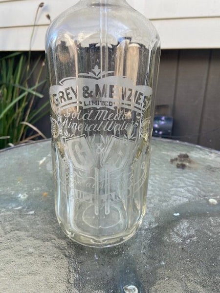 GREY & MENZIES SODA SELTZER WATER SYPHON VINTAGE ANTIQUE Carousel 2