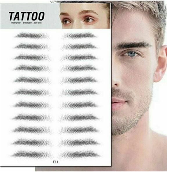 4D Hair Like Eyebrows Tattoo Sticker (E11) Carousel 1