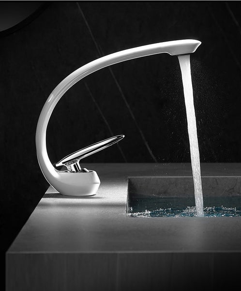 Faucet Taps Brass Faucet Taps-Bathroom Sink Faucet Modern Single Hole 1-Handle Carousel 2