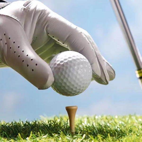 50 Pcs Solid Rubber Practice Golf Balls 45G for Indoor Outdoor Training Carousel 5