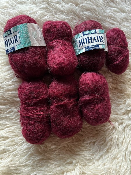 Mohair/Wool Yarn x 7 Carousel 1