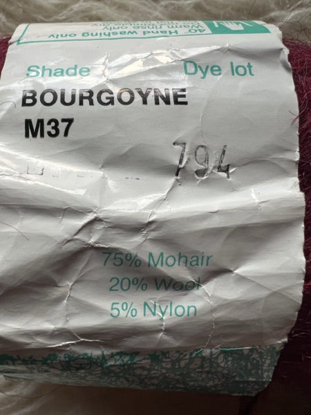 Mohair/Wool Yarn x 7 Carousel 6