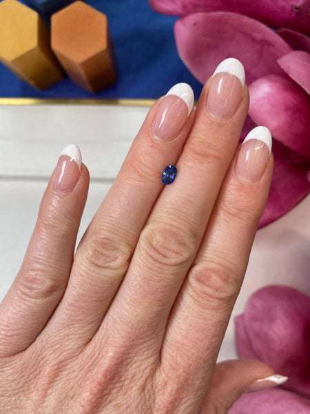 $1 RES ~ $1700 By Now * 0.68ct Blue Sapphire Carousel 2