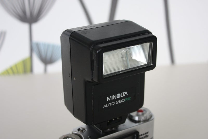 Vintage Minolta Auto ElectroFlash 280PX Flash Unit c 1980’s Carousel 1