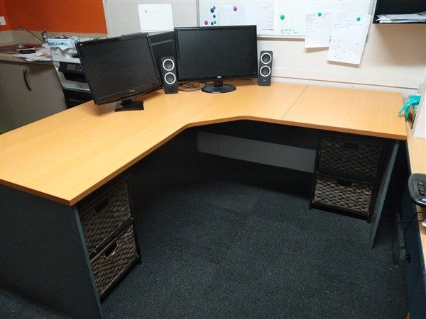 Computer-Office Desk-L Shape Carousel 1