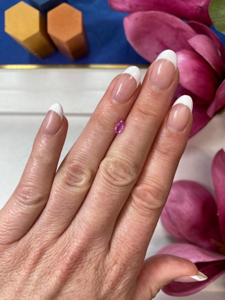 $1 RES ~ $2200 Buy Now * 0.63ct Vivid Pink Sapphire Carousel 2