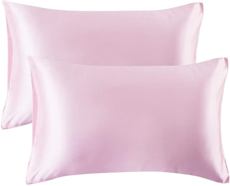 Satin Pillowcase for Hair and Skin, 2-Pack - Standard Size Pillow Cases - Sat Carousel 1