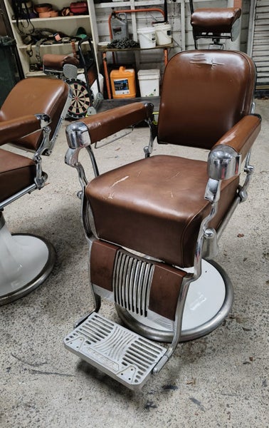 Takara Chukosho BELMONT 1950's barber Chairs x2 Carousel 14
