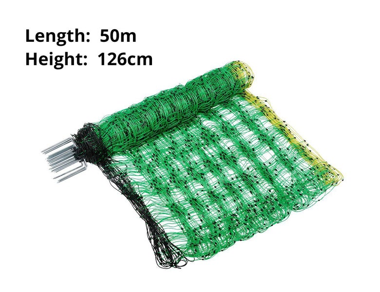 Electric Fence Netting - 50m x 126cm Carousel 1