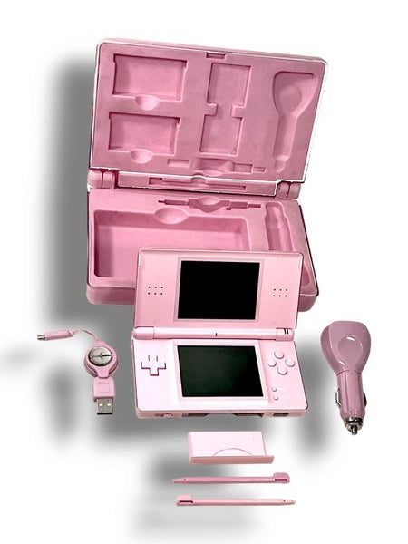 Nintendo DS Lite Bundle (Pink) with Hard Case + Extras! Carousel 2