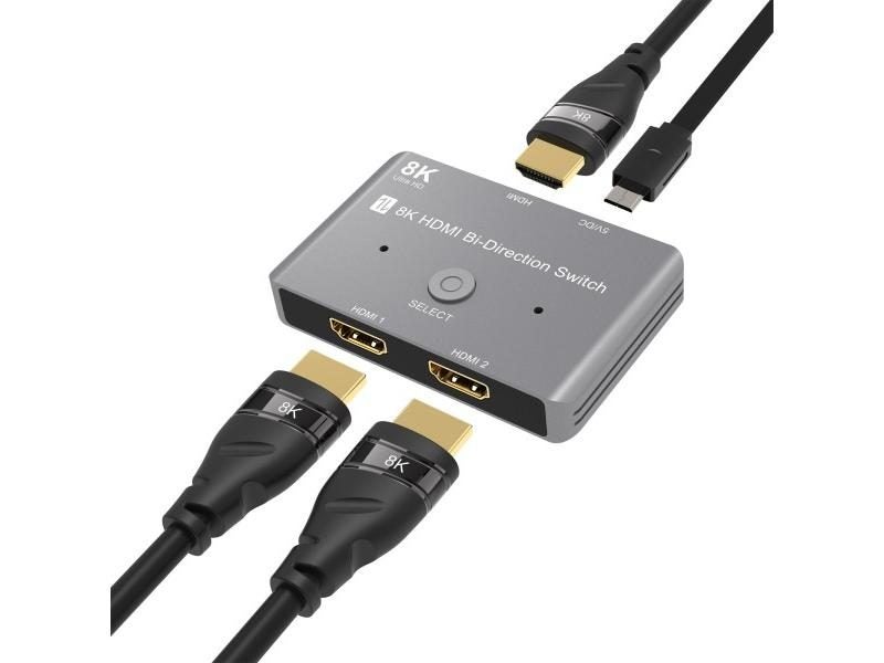 HDMI-compatible 8K 60Hz 4K 120Hz 48Gbps 2 In1 Out 1 In 2 Out Switcher For Xbox Carousel 1