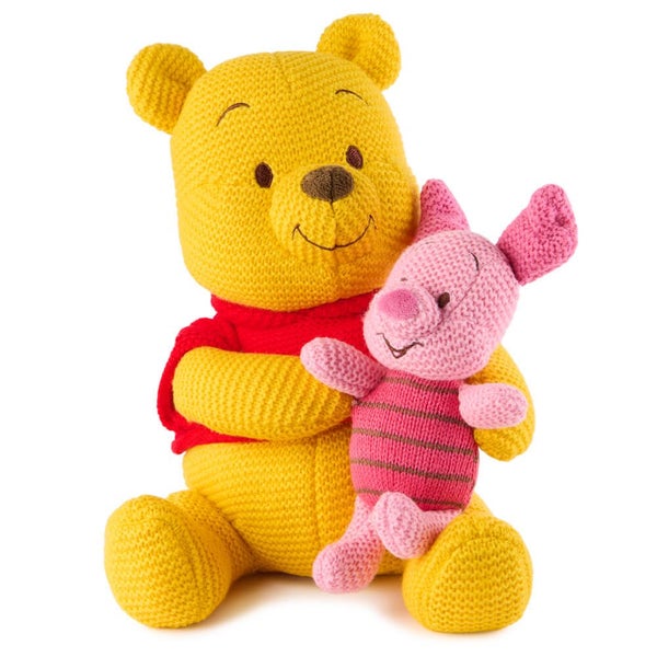 Disney x GUND - Knit Plush Winnie the Pooh & Piglet, Soft Toy, Plush Carousel 2
