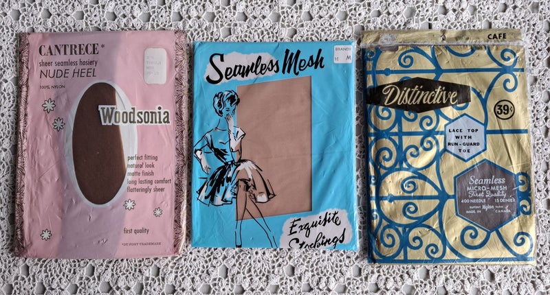 3 pairs unopened vintage stockings Carousel 1