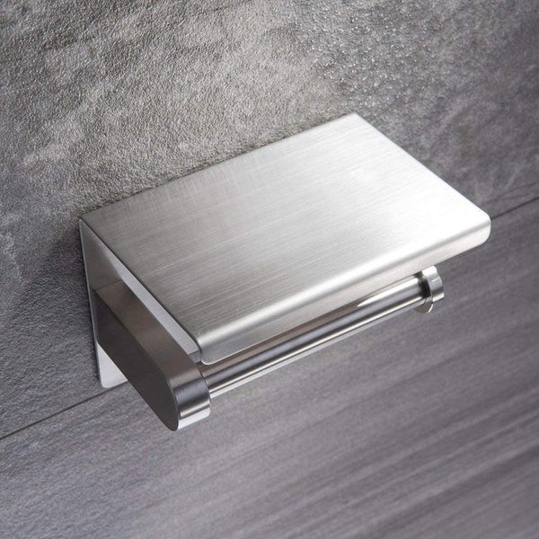 Toilet Paper Roll Holder Phone Shelf Carousel 6