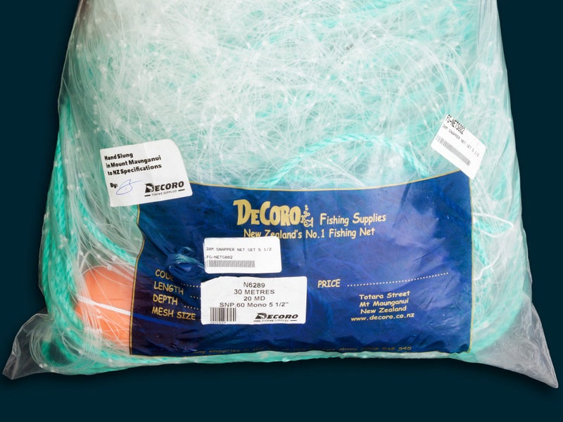 30m Snapper Set Net | 0.50 Mono 5" Inch - 25MD - Lead Line Carousel 2