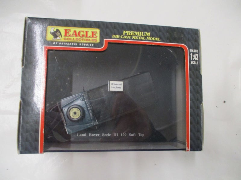 BR 9723 - Land Rover Serie III 109 Soft Top - Marine Blue - Vintage Model Carousel 2