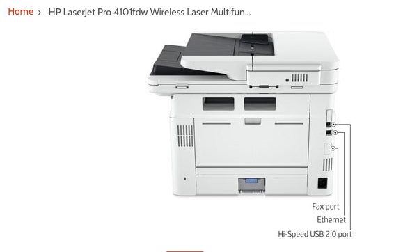 HP Laser Jet Printer MFP 4101 Carousel 4