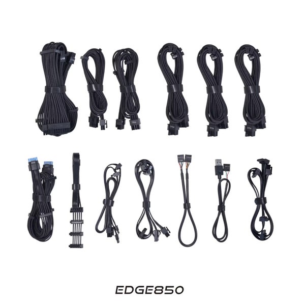 Lian Li Edge 850W Black 80 Plus Platinum Power Supply 80 Plus Platinum- Full Carousel 10