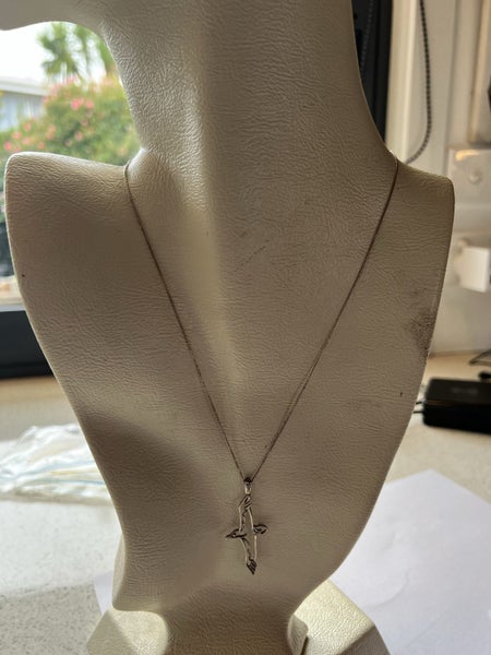 New Sterling Silver Albatross Pendant & Chain #V76 Carousel 4