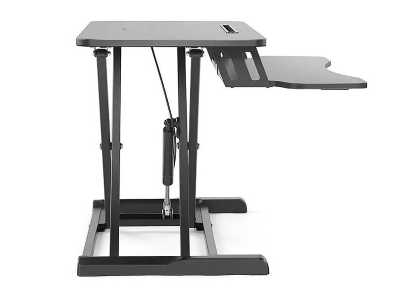 11cm to 50.5cm Adjustable Height Workstation - 0.8m Sit Stand Desk Riser Carousel 2