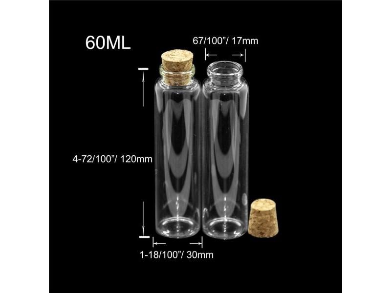 Glass Bottles With Cork Empty Bottles Jars Containers Vial Crafts Jars 10ml Carousel 1