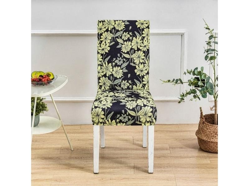 Boho Pattern Printed Stretch Chair Cover For Dining Room Office Banquet Chair Carousel 1