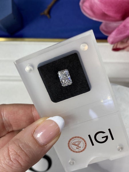 $1 RES ~ $2905 Retail * 2.00ct White Diamond Radiant Cut VS2 Carousel 2