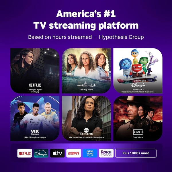 Roku Streaming Stick Plus UHD/HDR Streaming Media Player - 2025 Carousel 2