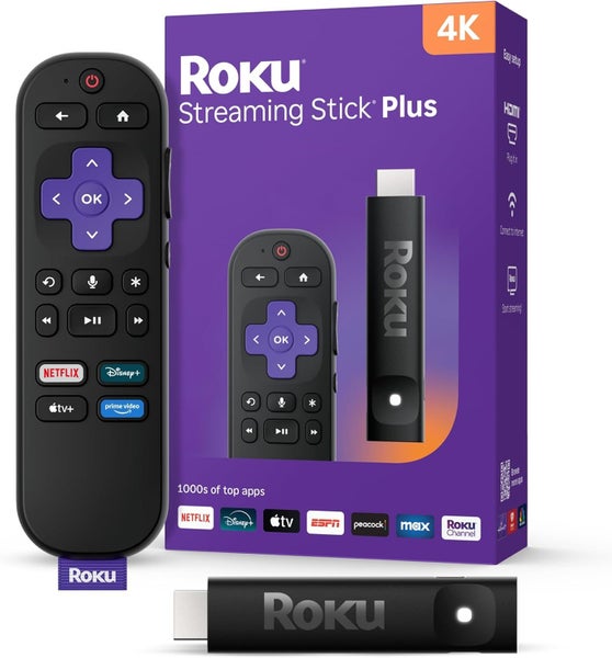 Roku Streaming Stick Plus UHD/HDR Streaming Media Player - 2025 Carousel 1