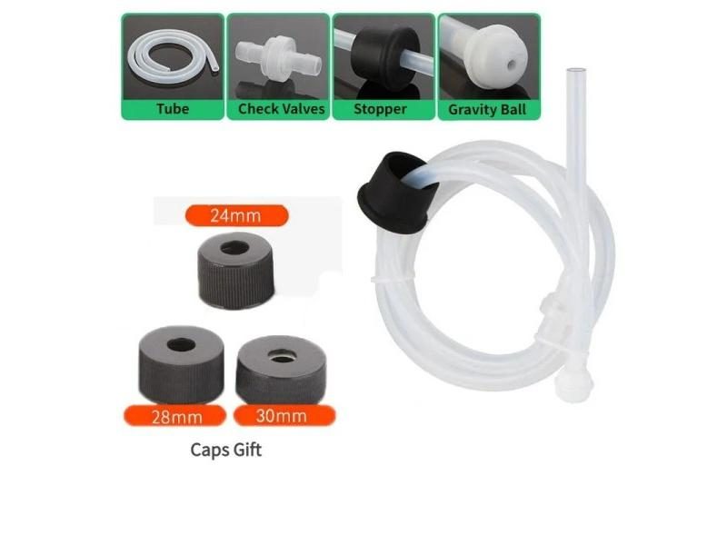 Stainless Steel Shampoo Soap Dispenser Pump Cleanser Bottle Extension Tube Kit Carousel 1