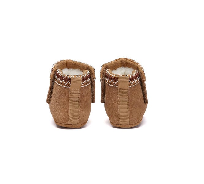 AUSTRALIAN SHEPHERD(R) UGG Boots Kids Sheepskin Wool Gift Set Barney Carousel 7