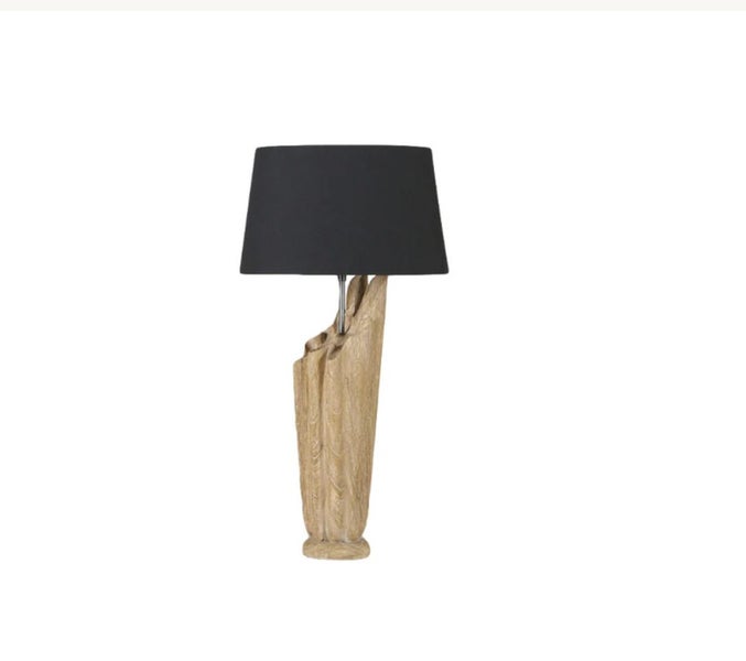 Clearance ! Wood Table Lamp Black 72 CM Carousel 1
