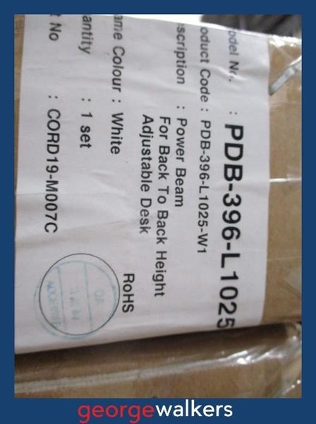 PR6067 White Metal 103cm Cable Management Tray Carousel 2