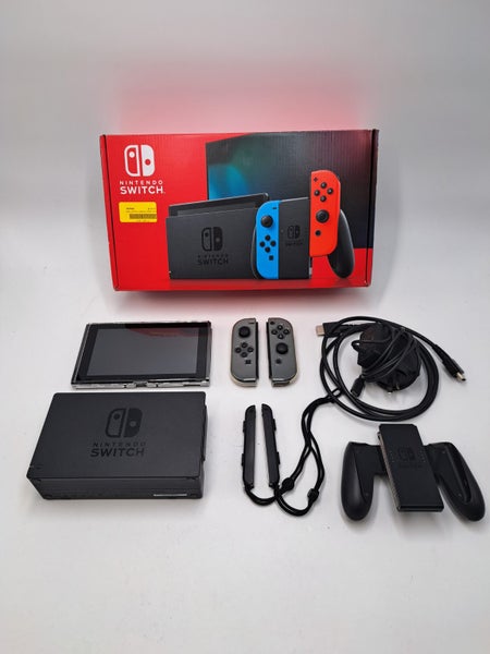 * Grey Nintendo Switch V2 Console BOXED! * Carousel 1