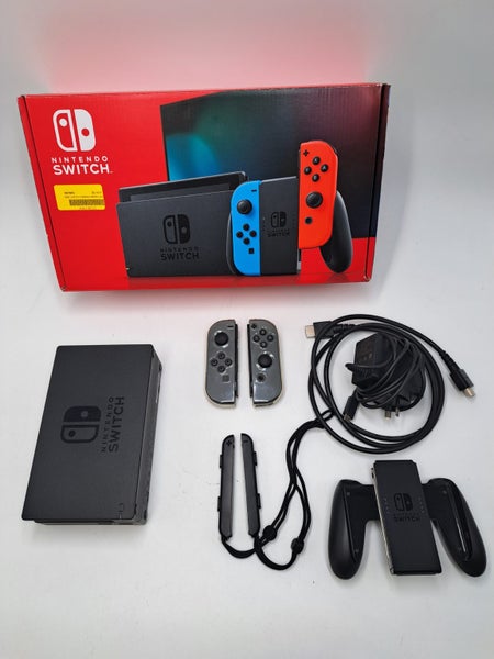 * Grey Nintendo Switch V2 Console BOXED! * Carousel 2